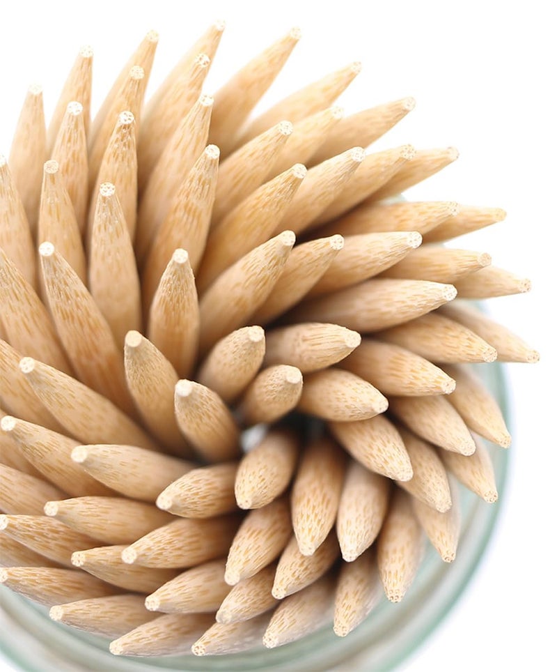 Penta Angel 5.5 inch Thick Bamboo Sticks for Cotton Candy Caramel Apple, Natural Birch Wooden Corn Dog Cob Hotdog Sticks Sausage Meat Skewers for Cheesecake Cakepop Fruit, 50Pcs - Image 3
